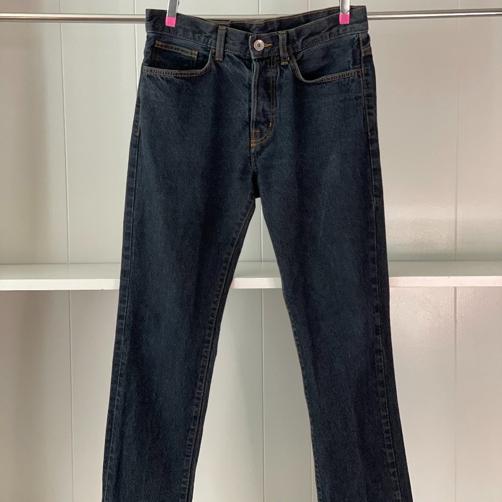 H&M Men's Straight Regular Waist | Men's Size 30x32 | Dark Blue Jean
